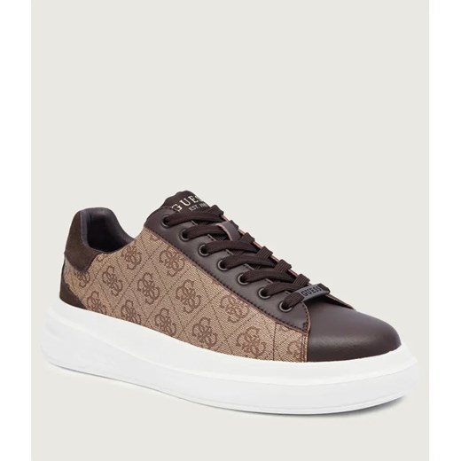 Guess Sneakersy ELBA | z dodatkiem skóry ze sklepu Gomez Fashion Store w kategorii Buty sportowe męskie - zdjęcie 185900669