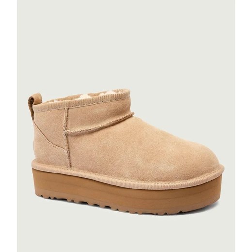 UGG Śniegowce CLASSIC ULTRA MINI PLATFORM | skóra ze sklepu Gomez Fashion Store w kategorii Buty zimowe dziecięce - zdjęcie 185900675