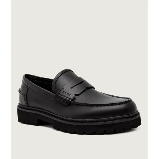 HUGO Skórzane loafersy Draven ze sklepu Gomez Fashion Store w kategorii Mokasyny męskie - zdjęcie 185900678