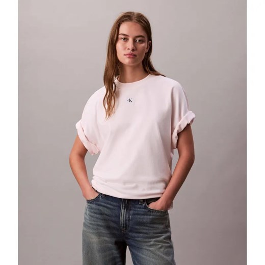 Calvin Klein Jeans T-shirt | Oversize fit ze sklepu Gomez Fashion Store w kategorii Bluzki damskie - zdjęcie 185900798