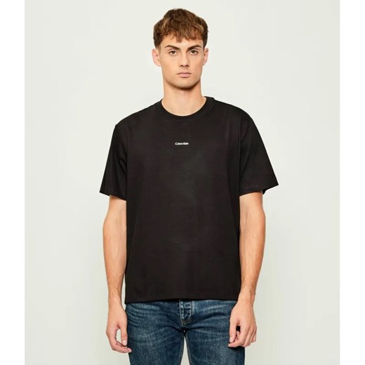 Calvin Klein T-shirt | Loose fit | pique ze sklepu Gomez Fashion Store w kategorii T-shirty męskie - zdjęcie 185900805