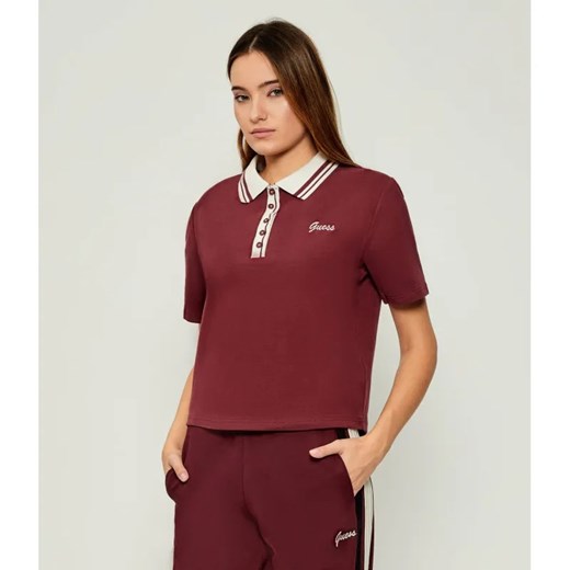 GUESS ACTIVE Polo FABIA | Relaxed fit ze sklepu Gomez Fashion Store w kategorii Bluzki damskie - zdjęcie 185900806