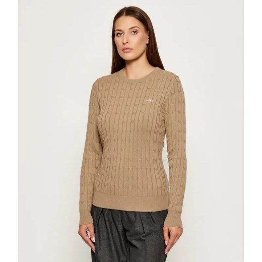 Gant Sweter | Slim Fit ze sklepu Gomez Fashion Store w kategorii Swetry damskie - zdjęcie 185900817