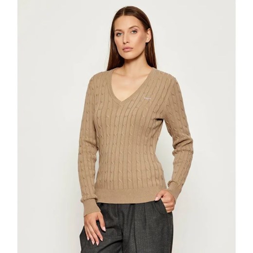 Gant Sweter | Slim Fit ze sklepu Gomez Fashion Store w kategorii Swetry damskie - zdjęcie 185900819