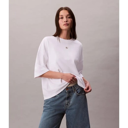 Calvin Klein Jeans T-shirt | Oversize fit ze sklepu Gomez Fashion Store w kategorii Bluzki damskie - zdjęcie 185900898