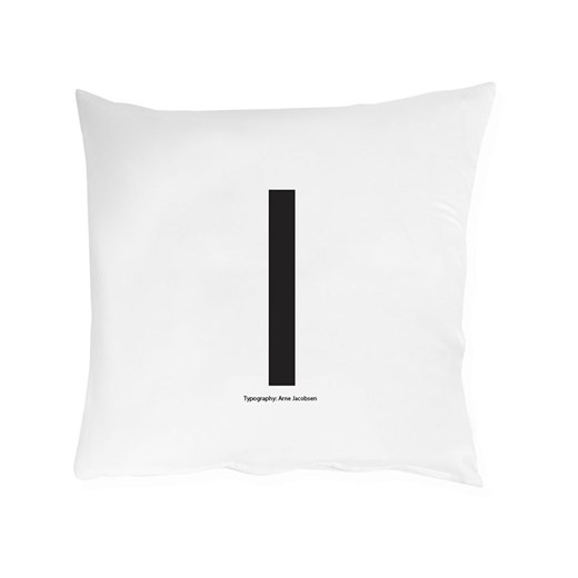 Design Letters Poszewka w kolorze białym na poduszkę - 80 x 80 cm ze sklepu Limango Polska w kategorii Poduszki dekoracyjne - zdjęcie 185902855