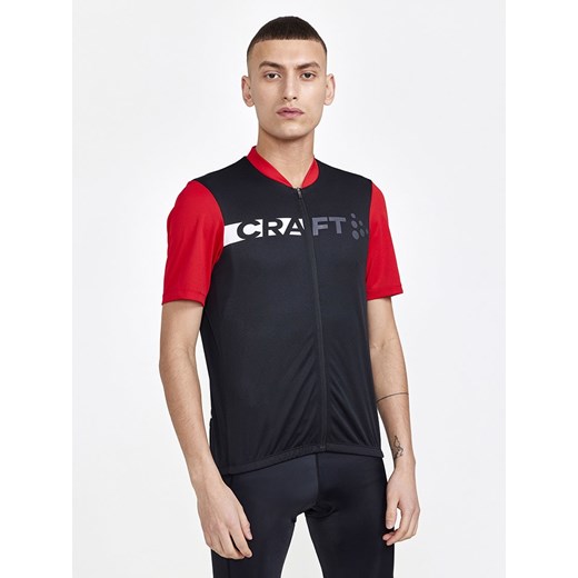 Craft Koszulka kolarska &quot;Core Endur&quot; w kolorze czerwono-czarnym ze sklepu Limango Polska w kategorii T-shirty męskie - zdjęcie 185902917