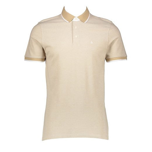 Jack &amp; Jones Koszulka polo w kolorze beżowym ze sklepu Limango Polska w kategorii T-shirty męskie - zdjęcie 185902967