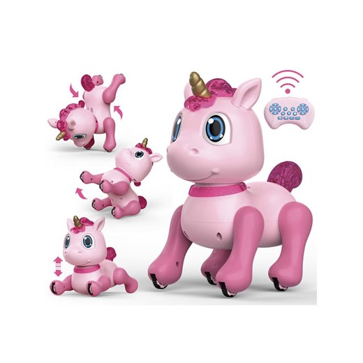 Techkidz Zdalnie sterowany jednorożec w kolorze jasnoróżowym - 6+ ze sklepu Limango Polska w kategorii Zabawki - zdjęcie 185903576