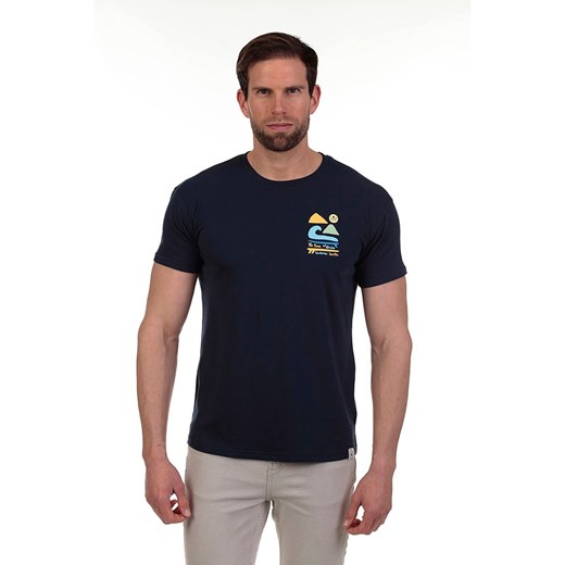 The Time of Bocha Koszulka w kolorze granatowym ze sklepu Limango Polska w kategorii T-shirty męskie - zdjęcie 185903608