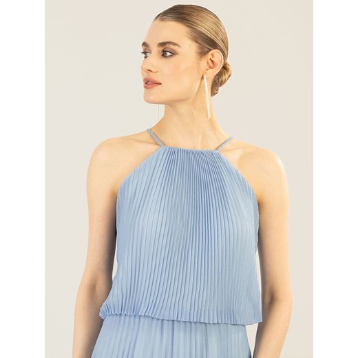 APART Sukienka w kolorze błękitno-białym 36 wyprzedaż Limango Polska