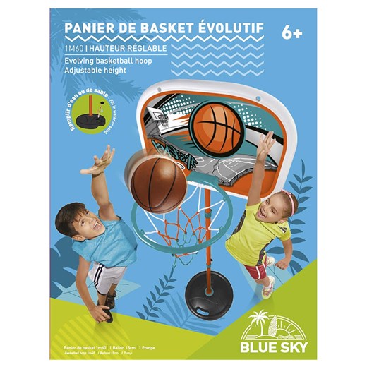 Blue Sky Obręcz do koszykówki - wys. 160 cm - 6+ Blue Sky onesize wyprzedaż Limango Polska