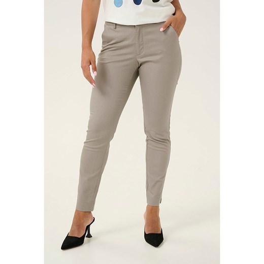 Kaffe Spodnie chino w kolorze szarym Kaffe 46 promocja Limango Polska