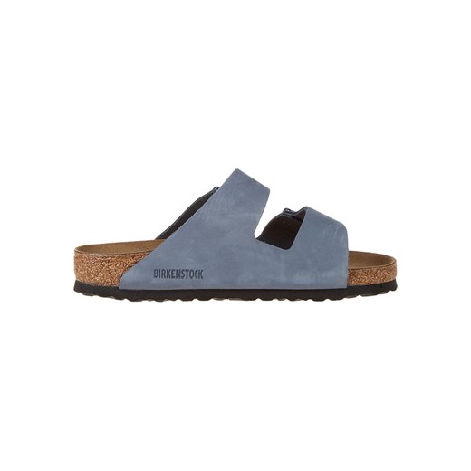 Birkenstock Skórzane klapki &quot;Arizona&quot; w kolorze błękitnym 37 wyprzedaż Limango Polska