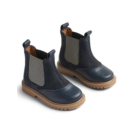 Wheat Skórzane sztyblety w kolorze granatowym 26 okazja Limango Polska