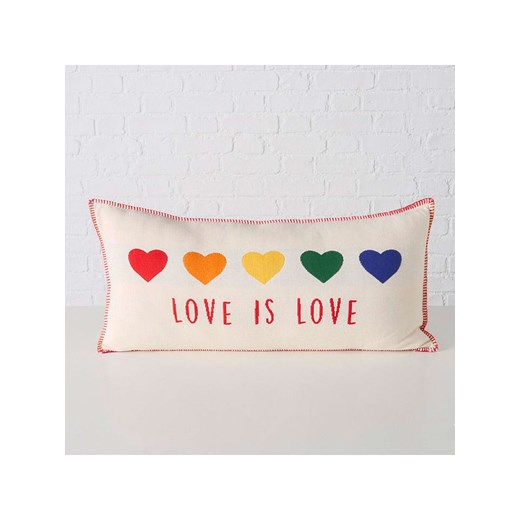 Boltze Poduszka &quot;Colove&quot; w kolorze czerwono-kremowym - 70 x 35 cm ze sklepu Limango Polska w kategorii Poduszki dekoracyjne - zdjęcie 185905646