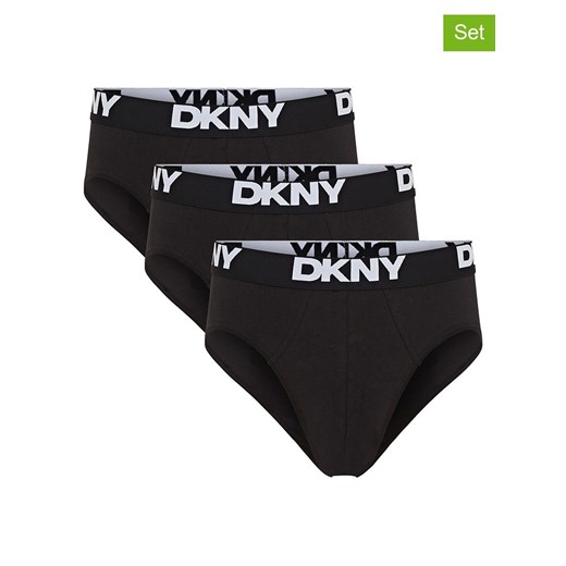 DKNY Slipy (3 pary) w kolorze czarnym ze sklepu Limango Polska w kategorii Majtki męskie - zdjęcie 185905686