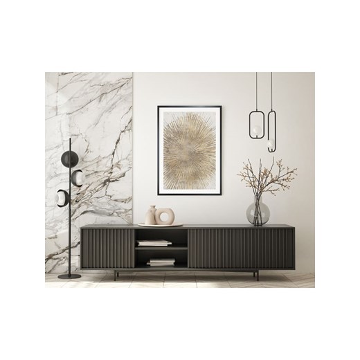 Ars Longa Druk artystyczny &quot;Golden Abstract I&quot; w ramce - 70 x 50 cm Ars Longa onesize okazja Limango Polska