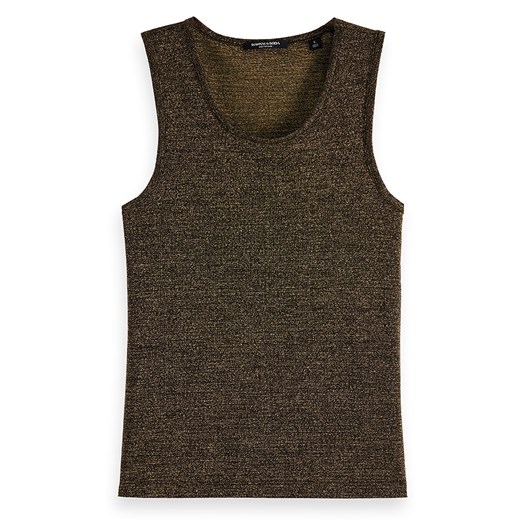 Scotch &amp; Soda Top w kolorze ciemnobrązowym ze sklepu Limango Polska w kategorii Bluzki damskie - zdjęcie 185907006