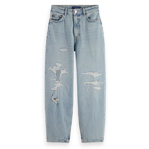 Scotch &amp; Soda Dżinsy - Tapered fit - w kolorze błękitnym ze sklepu Limango Polska w kategorii Jeansy damskie - zdjęcie 185907046