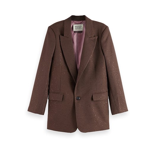 Scotch &amp; Soda Blezer w kolorze ciemnobrązowym ze sklepu Limango Polska w kategorii Marynarki damskie - zdjęcie 185907065