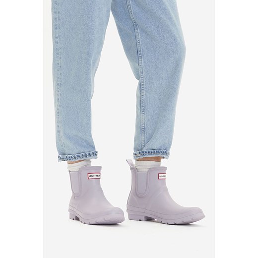 Hunter Kalosze "HFW-001" w kolorze fioletowym Hunter 37 wyprzedaż Limango Polska