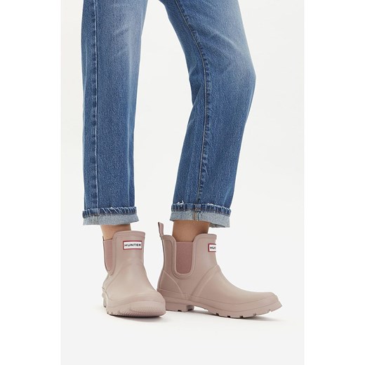 Hunter Kalosze &quot;HFW-001&quot; w kolorze beżowym Hunter 36 promocja Limango Polska