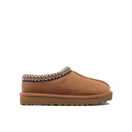 Kapcie Ugg W Tasman 5955 Brązowy ze sklepu eobuwie.pl w kategorii Kapcie damskie - zdjęcie 185908626