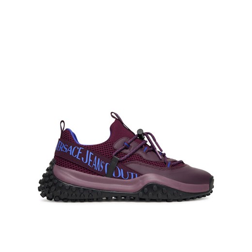 Sneakersy Versace Jeans Couture 79YA3SN2 ZSD01 Bordowy ze sklepu eobuwie.pl w kategorii Buty sportowe męskie - zdjęcie 185908636