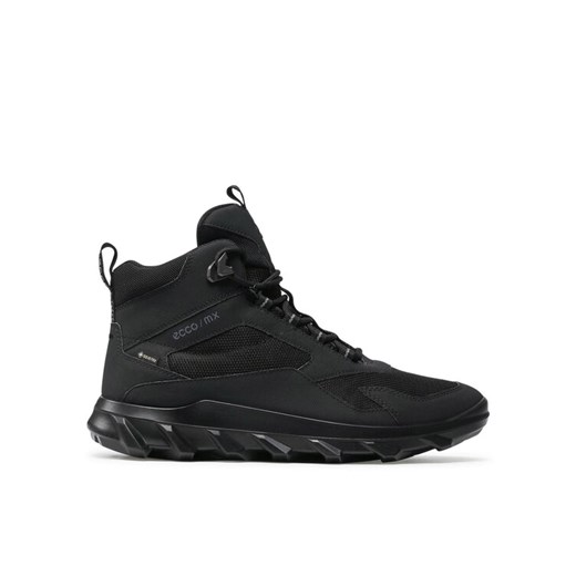 Trekkingi ECCO Mx Low Mid Gtx Tex GORE-TEX 82022451052 Czarny ze sklepu eobuwie.pl w kategorii Buty trekkingowe męskie - zdjęcie 185908689