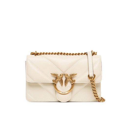 Torebka PINKO Love One Mini Light Dc. Al 25-26 PLTT 104550 A2OS Écru ze sklepu eobuwie.pl w kategorii Listonoszki - zdjęcie 185908729