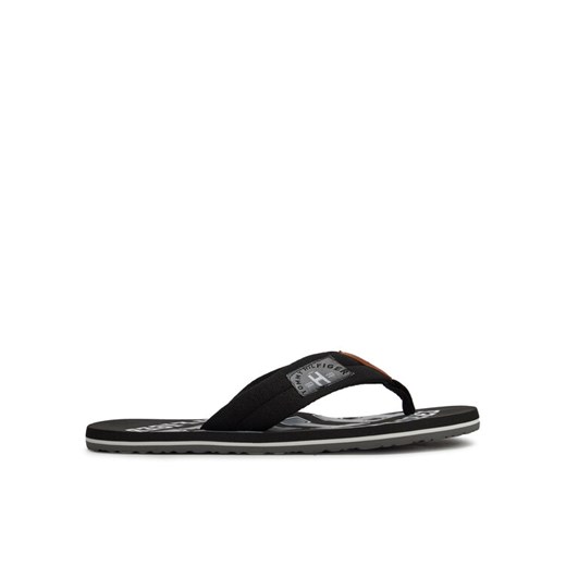 Japonki Tommy Hilfiger Essential Th Beach Sandal FM0FM01369 Czarny ze sklepu eobuwie.pl w kategorii Klapki męskie - zdjęcie 185908808