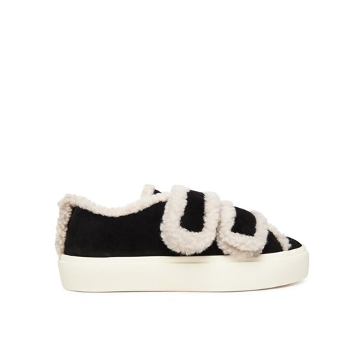 Sneakersy Inuikii Shearling Low Velcro 1001.001.0231 Czarny ze sklepu eobuwie.pl w kategorii Buty sportowe damskie - zdjęcie 185908845