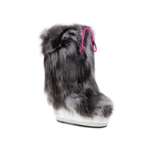 Ocieplacz na obuwie Moon Boot Cover Fox 140COV02001 Szary ze sklepu eobuwie.pl w kategorii Śniegowce damskie - zdjęcie 185908888