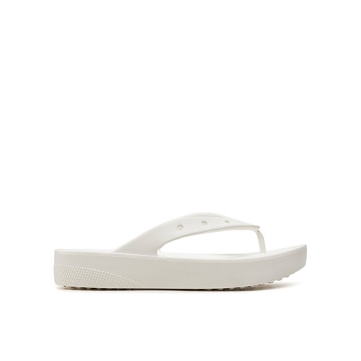 Japonki Crocs Classic Platform Flip W 207714 Biały ze sklepu eobuwie.pl w kategorii Klapki damskie - zdjęcie 185908926