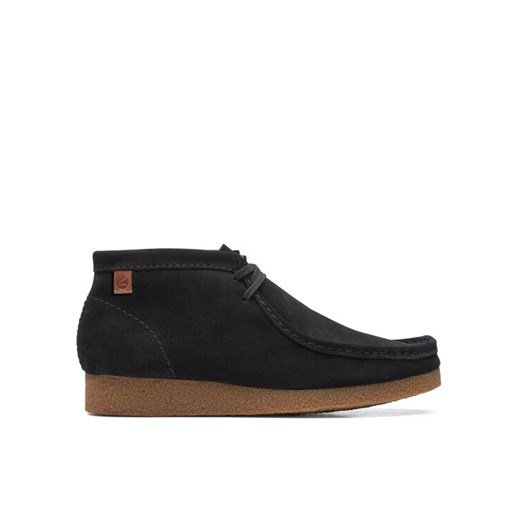 Trzewiki Clarks Shacre Boot 26159437 Czarny ze sklepu eobuwie.pl w kategorii Buty zimowe męskie - zdjęcie 185908968