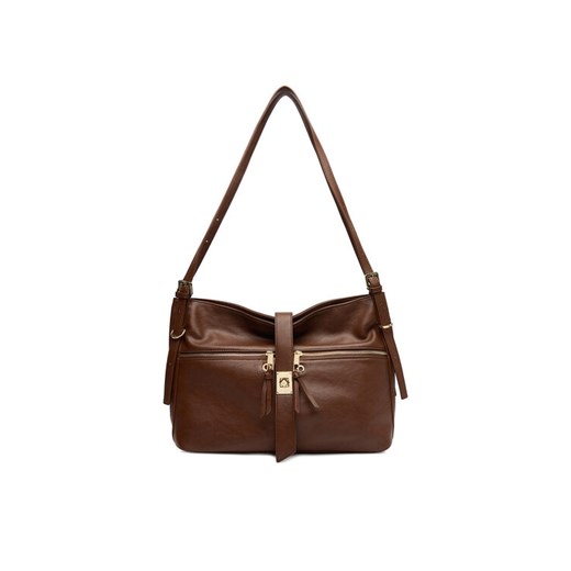 Torebka Gino Rossi CEO-AIDA-RX8858 Brązowy ze sklepu eobuwie.pl w kategorii Torby Shopper bag - zdjęcie 185909018
