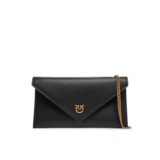 Torebka PINKO Flat Purse Mini AI 25-26 PCPL 105347 A0F1 Czarny ze sklepu eobuwie.pl w kategorii Kopertówki - zdjęcie 185909106