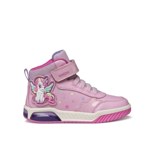Sneakersy Geox J Inek J56ASA 0BCKC C8206 S Różowy ze sklepu eobuwie.pl w kategorii Buty sportowe dziecięce - zdjęcie 185909107
