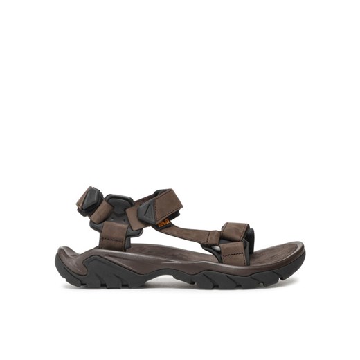 Sandały Teva M Terra Fi 5 Universal Leather 1099442 Brązowy ze sklepu eobuwie.pl w kategorii Sandały męskie - zdjęcie 185909216