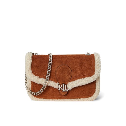 Torebka LAUREN RALPH LAUREN 432980754001 Brązowy ze sklepu eobuwie.pl w kategorii Listonoszki - zdjęcie 185909266
