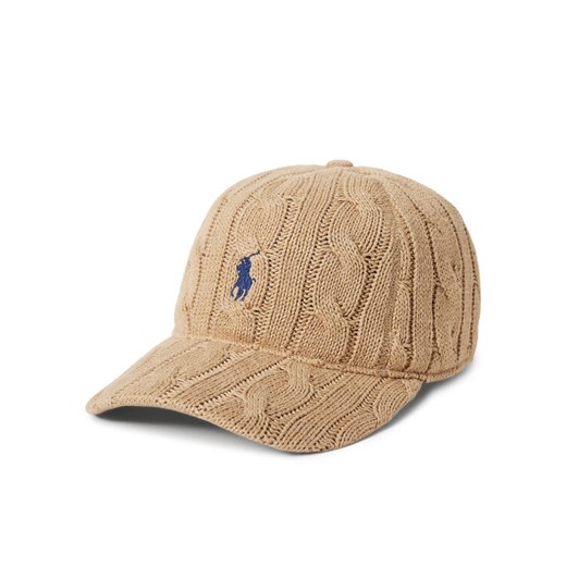 Czapka z daszkiem Polo Ralph Lauren 455981420002 Beżowy ze sklepu eobuwie.pl w kategorii Czapki z daszkiem damskie - zdjęcie 185909366