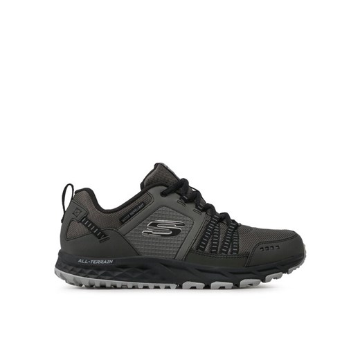 Trekkingi Skechers Escape Plan 51591/CCBK Szary ze sklepu eobuwie.pl w kategorii Buty sportowe męskie - zdjęcie 185909379