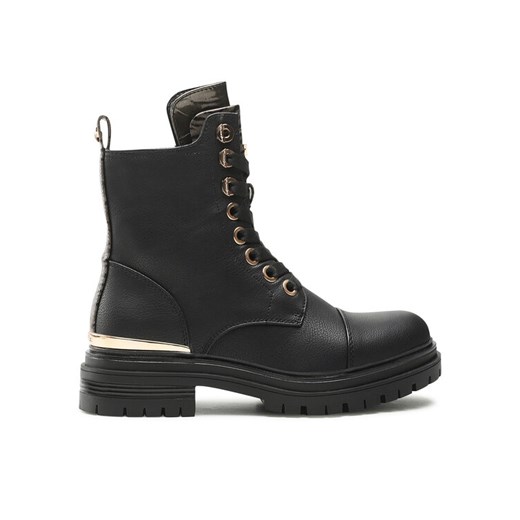 Botki Wrangler Courtney Safari Lace WL22610A Czarny ze sklepu eobuwie.pl w kategorii Workery damskie - zdjęcie 185909387