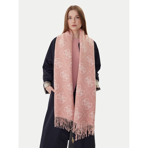 Szalik Guess AW5217 VIS03 Różowy ze sklepu eobuwie.pl w kategorii Szaliki i chusty damskie - zdjęcie 185909437