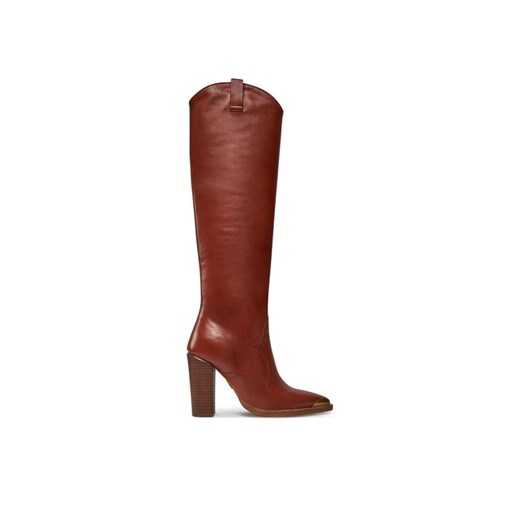 Kozaki Bronx High boots 14165-JJ Brązowy ze sklepu eobuwie.pl w kategorii Kozaki damskie - zdjęcie 185909446