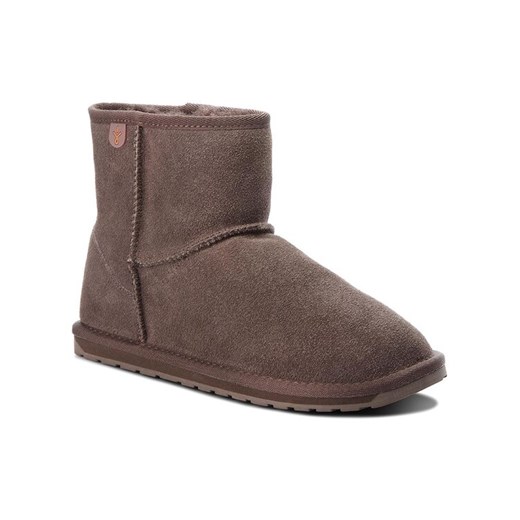 Śniegowce EMU Australia Wallaby Mini Teens T10103 Brązowy ze sklepu eobuwie.pl w kategorii Buty zimowe dziecięce - zdjęcie 185909496