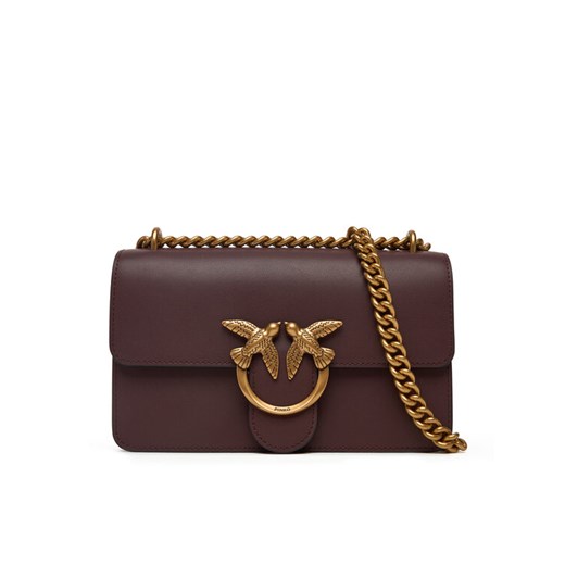 PINKO Torebka Love One Mini Dc Al 25-26 PLTT 100074 A0F1 Bordowy ze sklepu MODIVO w kategorii Listonoszki - zdjęcie 185912937