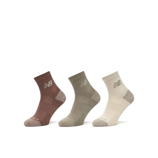 New Balance Zestaw 3 par wysokich skarpet unisex Active Cushion Quarter Socks LAS35204AS Kolorowy ze sklepu MODIVO w kategorii Skarpetki damskie - zdjęcie 185912939