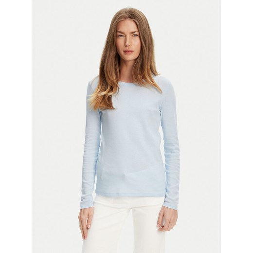 United Colors Of Benetton Bluzka 3GA2E16F9 Błękitny Regular Fit ze sklepu MODIVO w kategorii Bluzki damskie - zdjęcie 185913039